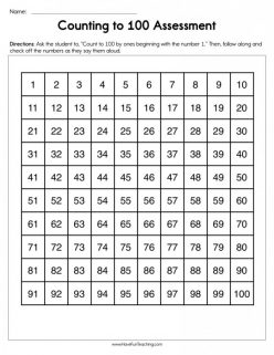 Counting Assessment