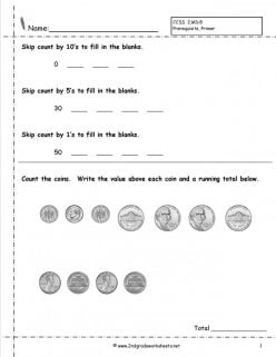 Practice Test: Counting Money