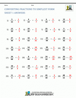 Simple Fractions With Sylvia