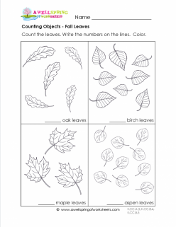 Count And Color: Four Leaves