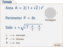 Calculating The Area Of An Octagon