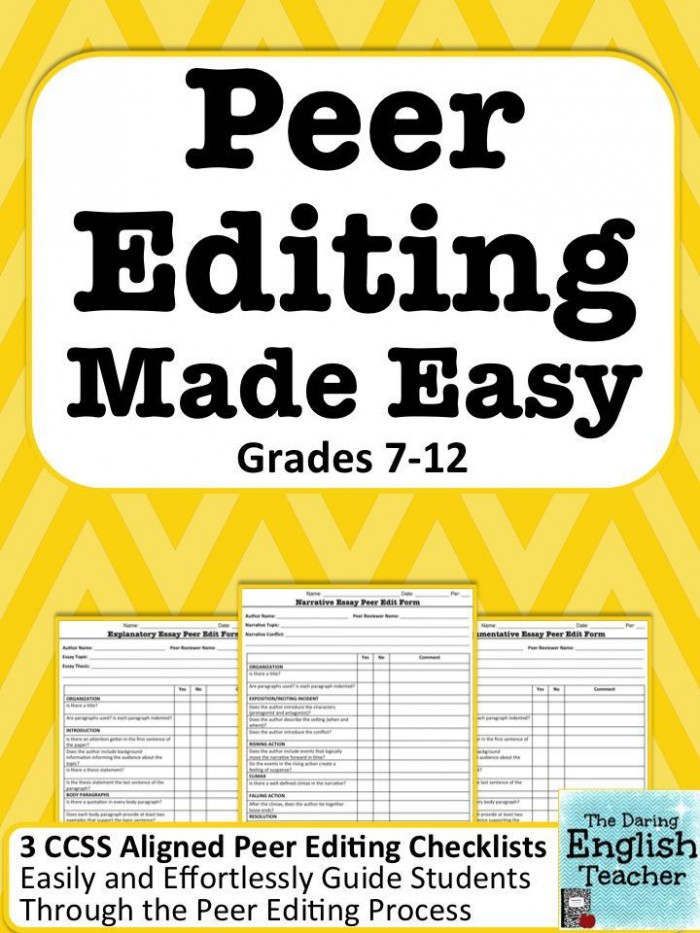 Peer Editing Made Easy