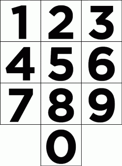 printable number cards 8