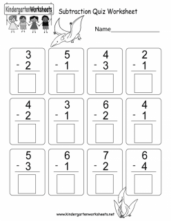 Subtraction For Kids