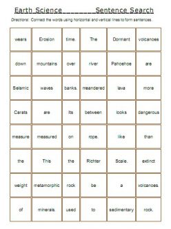 Earth Science Vocabulary