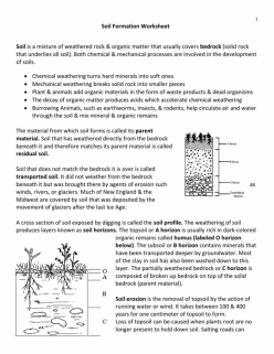 How Is Soil Formed?