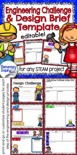 STEM Design Challenge Cards For Young Learners