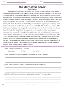 Close Reading Checklist