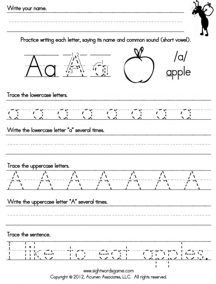 Abc Writing Worksheet Round Up