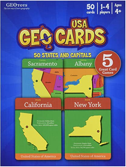 Amazoncom Geocards Usa