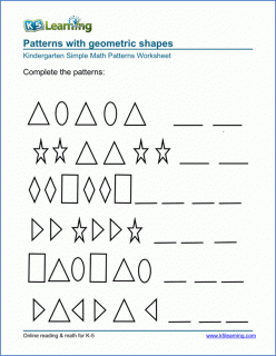 Complete The Number Pattern