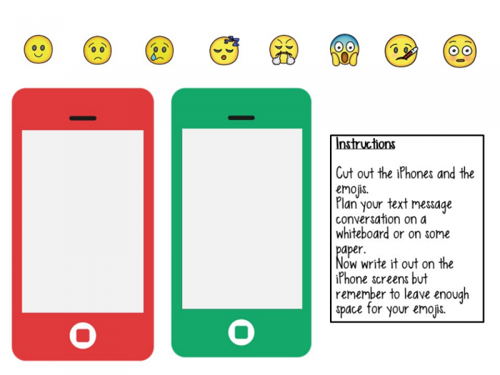 French Worksheetactivity Saying How You Feel  Emojis With