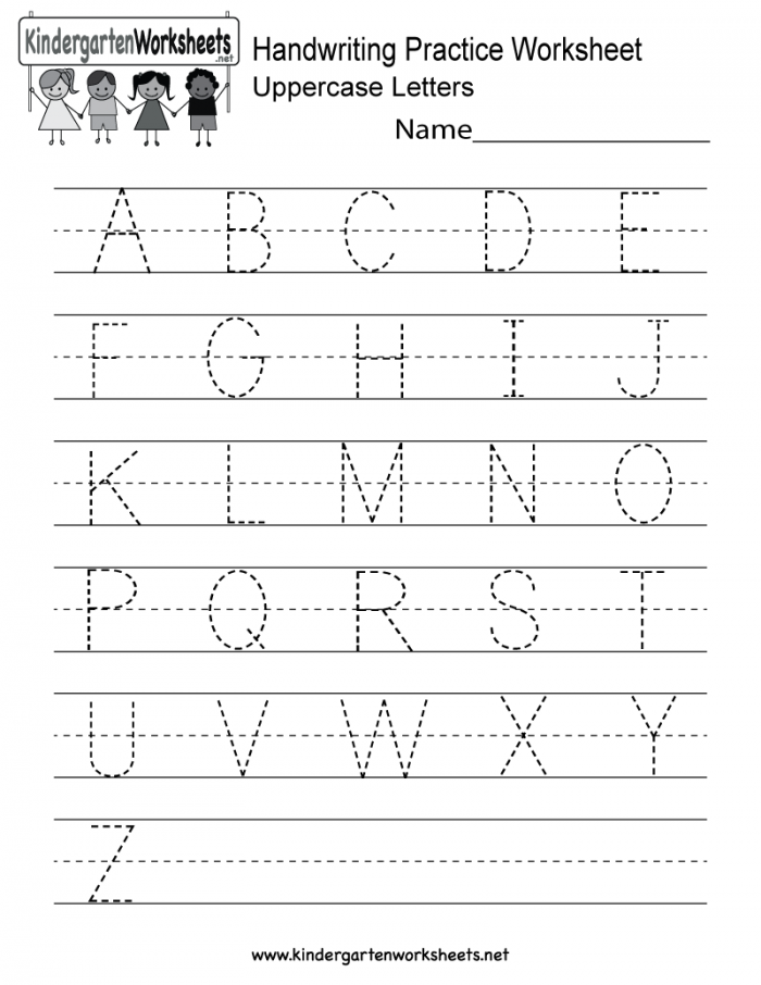 Handwriting Practice Worksheet