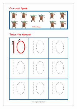 Tracing Numbers And Counting: 10