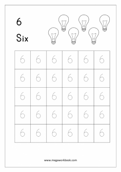 Tracing Numbers And Counting: 6