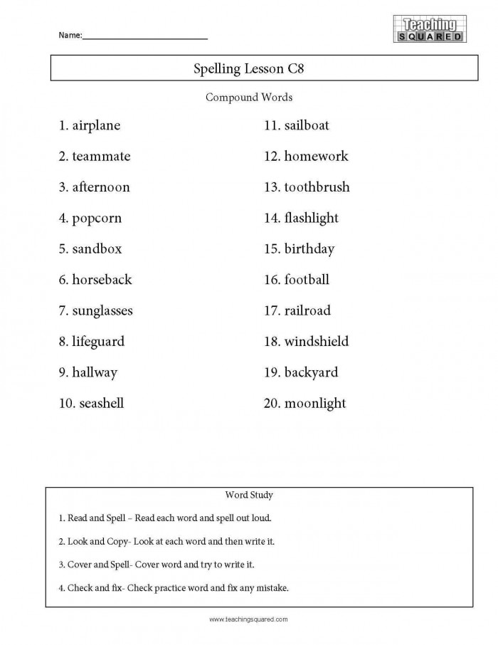 3Rd Grade Spelling Words Quiz Benchmark Advance Third Grade Spelling 