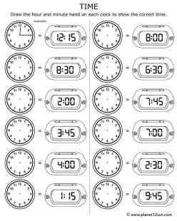 Clock Work: Telling Time