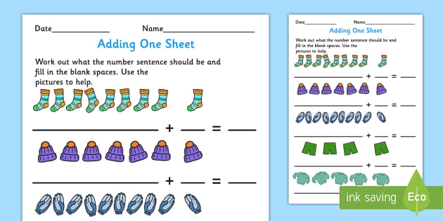 Adding  Worksheet Teacher Made