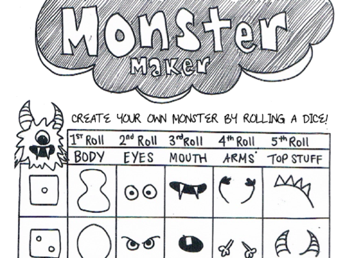 Make Your Own Monster Worksheets 99Worksheets