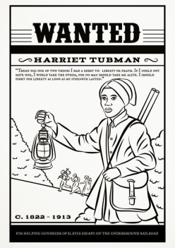 Color Harriet Tubman