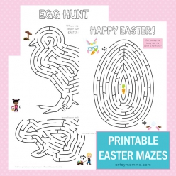 Easter Letter Maze