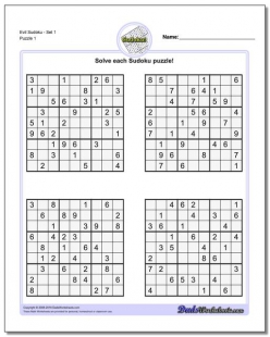 Easy Sudoku Puzzle