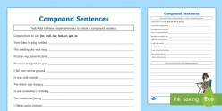 Compound Sentence Practice