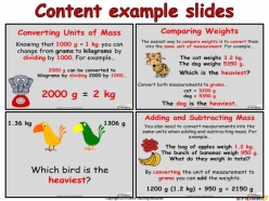 Units Of Measurement: Comparing And Converting