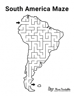 Color The Continents: South America