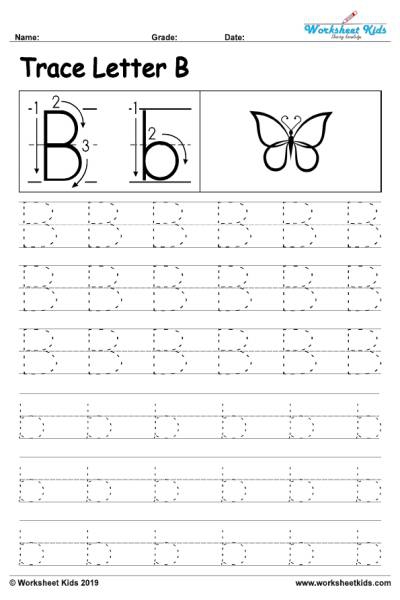 Alphabet Practice B Worksheets 99Worksheets