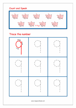 Tracing Numbers And Counting: 9