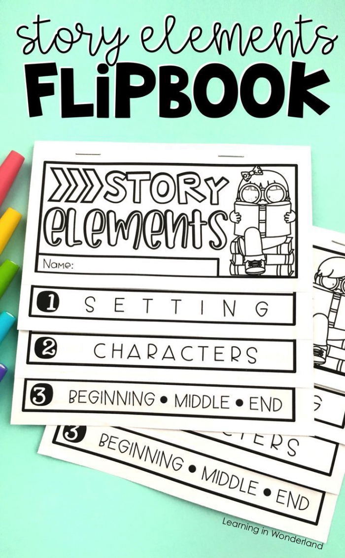 Story Elements Flip Book