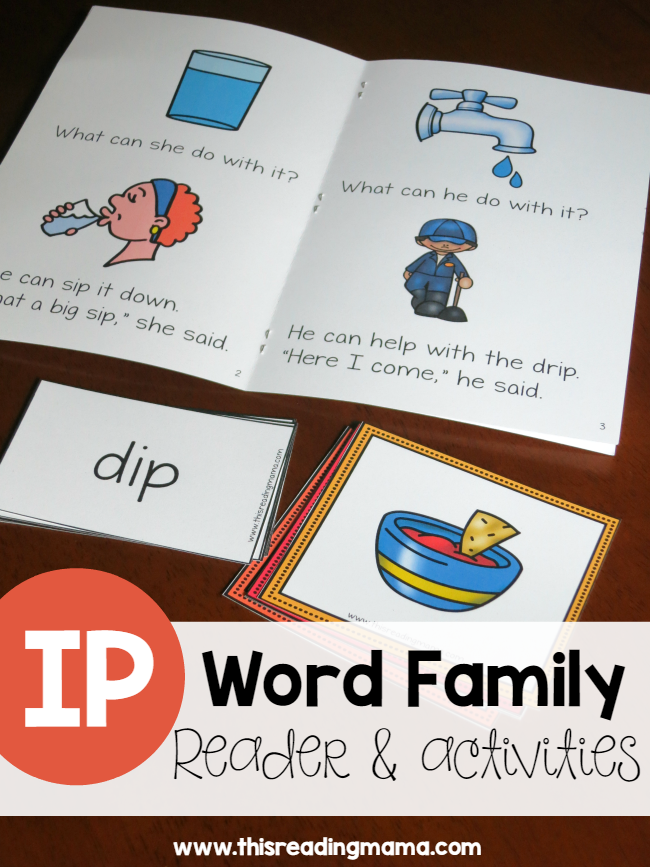 Learn To Read Ip Word Family Reader   Activities