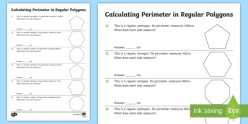 Polygon Perimeter Word Problems