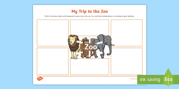 My Trip To The Zoo Worksheet Teacher Made