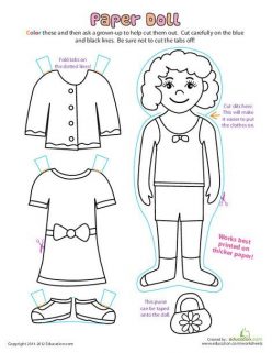 Make A Paper Doll: Nurse