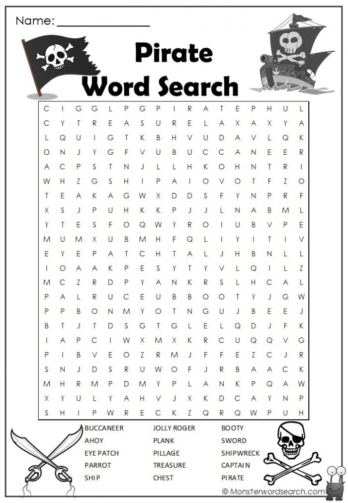 Pirate Word Search