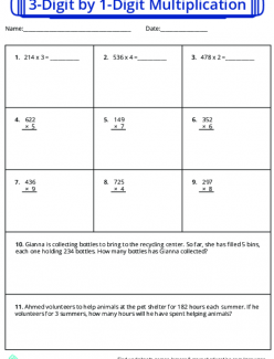 Multiply Two And Three-Digit Factors