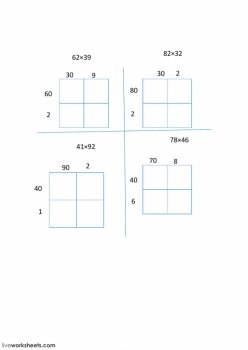 More Area Model Multiplication