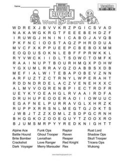 Easy Word Search: A, B, C