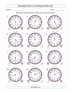 Reading Clocks