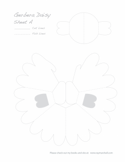 Make A Gerbera Daisy Paper Pop-Up