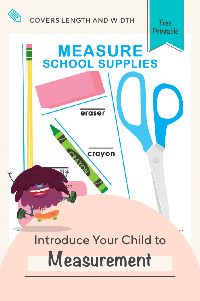 Length And Width Measure School Supplies