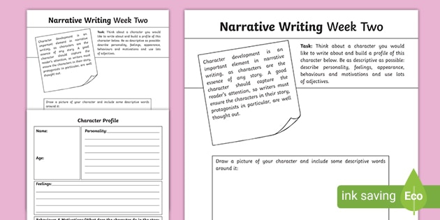 Narrative Writing Week Two Homework