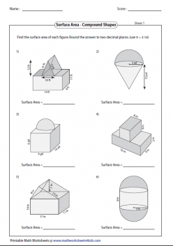 Find The Area: Compound Shapes