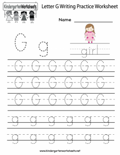 Practice Tracing The Letter G