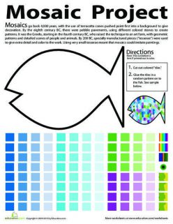 Make A Fish Mosaic