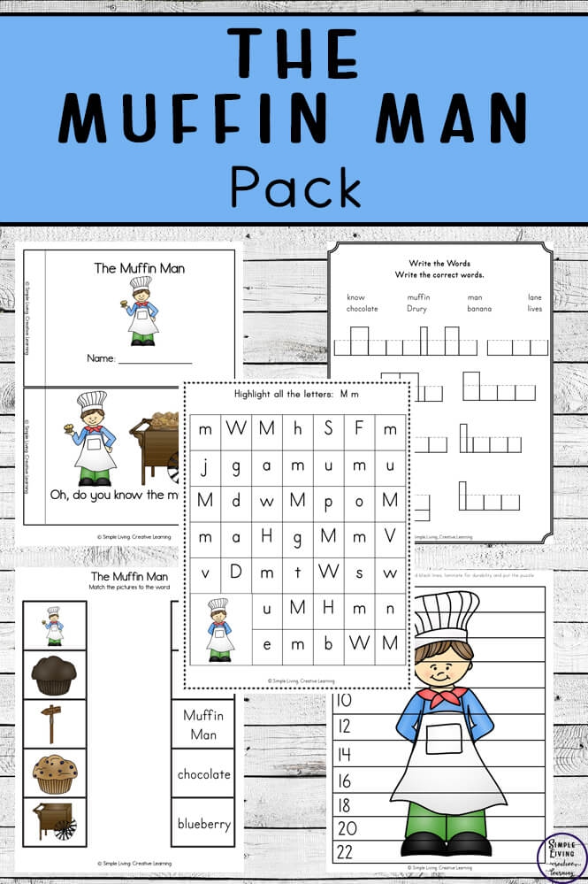 Find The Letter M Do You Know The Muffin Man Worksheets 99Worksheets